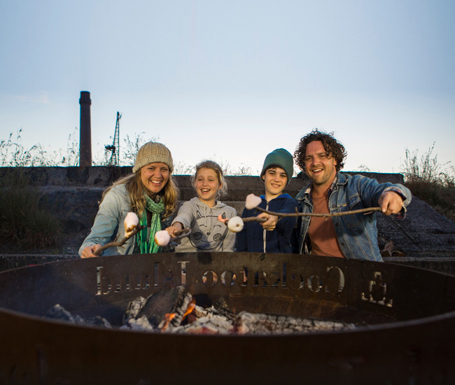 Campground Fire Pit Family Vacation Cockatoo Island 650X550