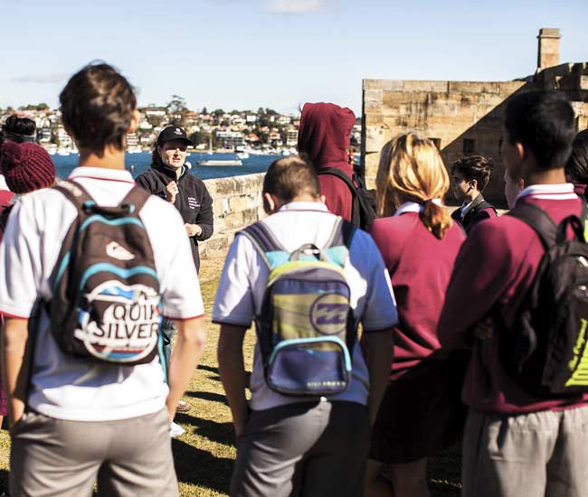 High School Tour Sandstone Guardhouse Convict Era Cockatoo Island 650X550
