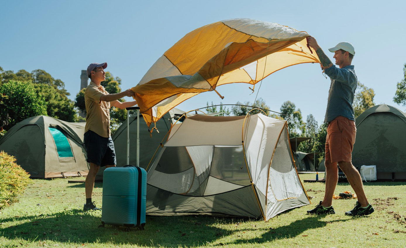 BYO tent option